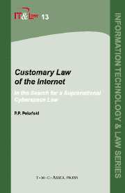 bokomslag Customary Law of the Internet: Volume 13