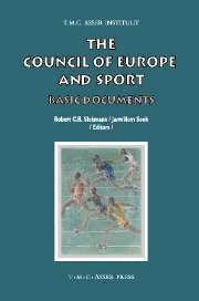 The Council of Europe and Sport 1