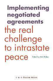 bokomslag Implementing Negotiated Agreements: The Real Challenge to Intrastate Peace