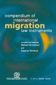 bokomslag Compendium of International Migration Law Instruments