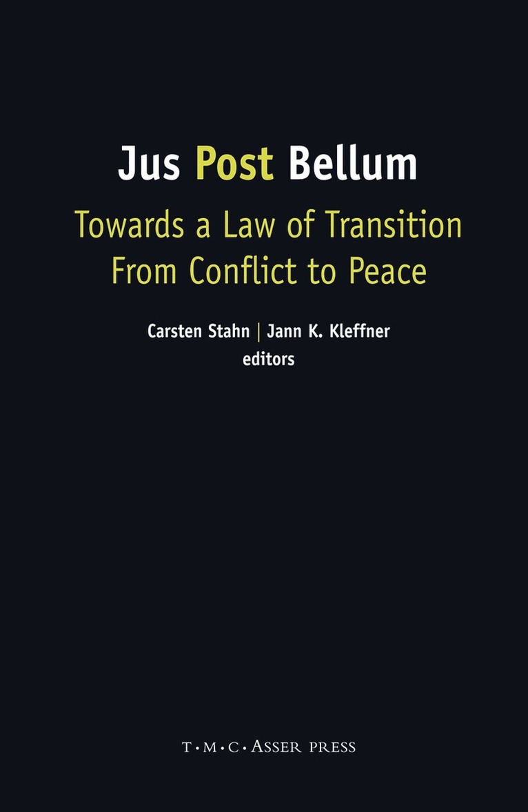 Carsten Stahn, Jann K. Kleffner - Jus Post Bellum, Inbunden
