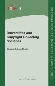 bokomslag Universities and Copyright Collecting Societies