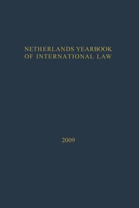 bokomslag Netherlands Yearbook of International Law - 2009