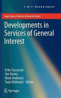 Developments in Services of General Interest 1