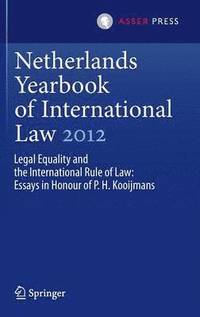 bokomslag Netherlands Yearbook of International Law 2012