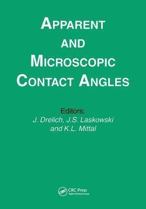 Kash L. Mittal, J. Drelich, Laskowski - Apparent and Microscopic Contact Angles, Inbunden