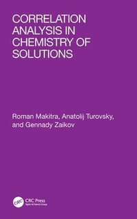 bokomslag Correlation Analysis in Chemistry of Solutions