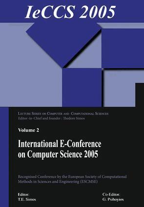 Theodore Simos, Georgios Psihoyios - International e-Conference on Computer Science (IeCCS 2005), Häftad