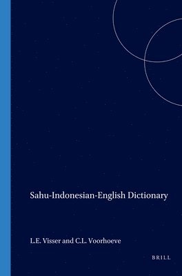 bokomslag Sahu-Indonesian-English Dictionary