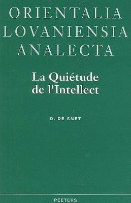 bokomslag La quitude de l'intellect