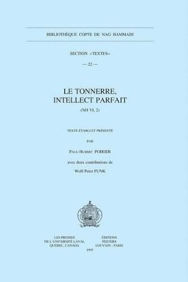 P.-H. Poirier - Le tonnerre, intellect parfait (NH VI, 2), Häftad
