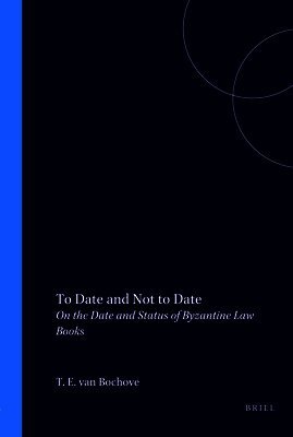 Thomas Ernst van Bochove - To Date and Not to Date, Häftad