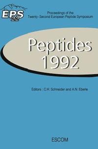 bokomslag Peptides 1992