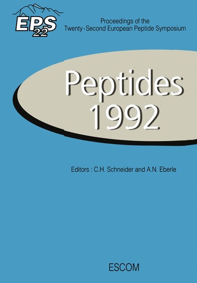 bokomslag Peptides 1992