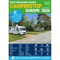 bokomslag Motorhome guide Camperstop Europe 2024 30 countries GPS