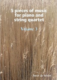 bokomslag 5 pieces of music for piano and string quartet Volume 3