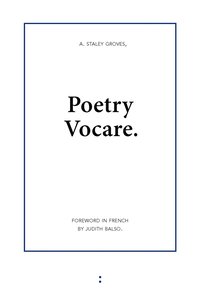 bokomslag Poetry Vocare