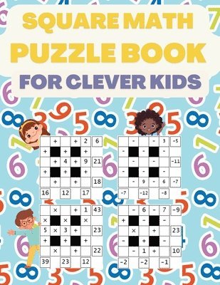 bokomslag Square Math Puzzle Book for Clever Kids