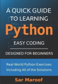 bokomslag A Quick Guide to Learning Python