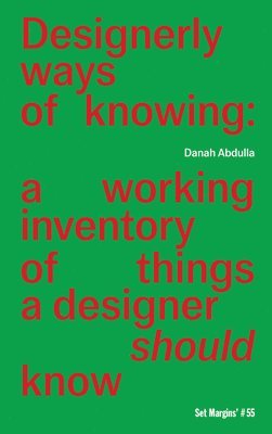 bokomslag Designerly ways of knowing