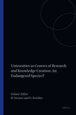 Universities as Centres of Research and Knowledge Creation: An Endangered Species?, Häftad