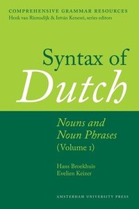bokomslag Syntax of Dutch: Nouns and Noun Phrases - Volume 1