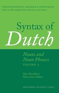 bokomslag Syntax of Dutch: Nouns and Noun Phrases - Volume 2