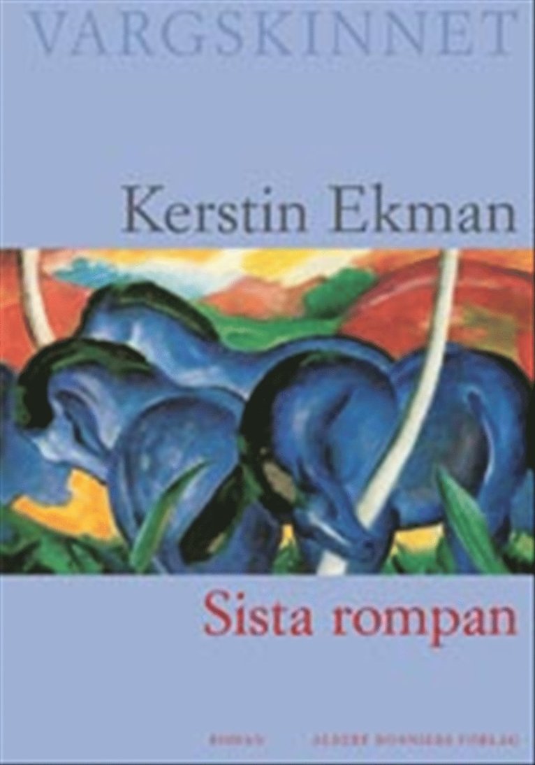 Kerstin Ekman - Sista rompan, Kartonnage