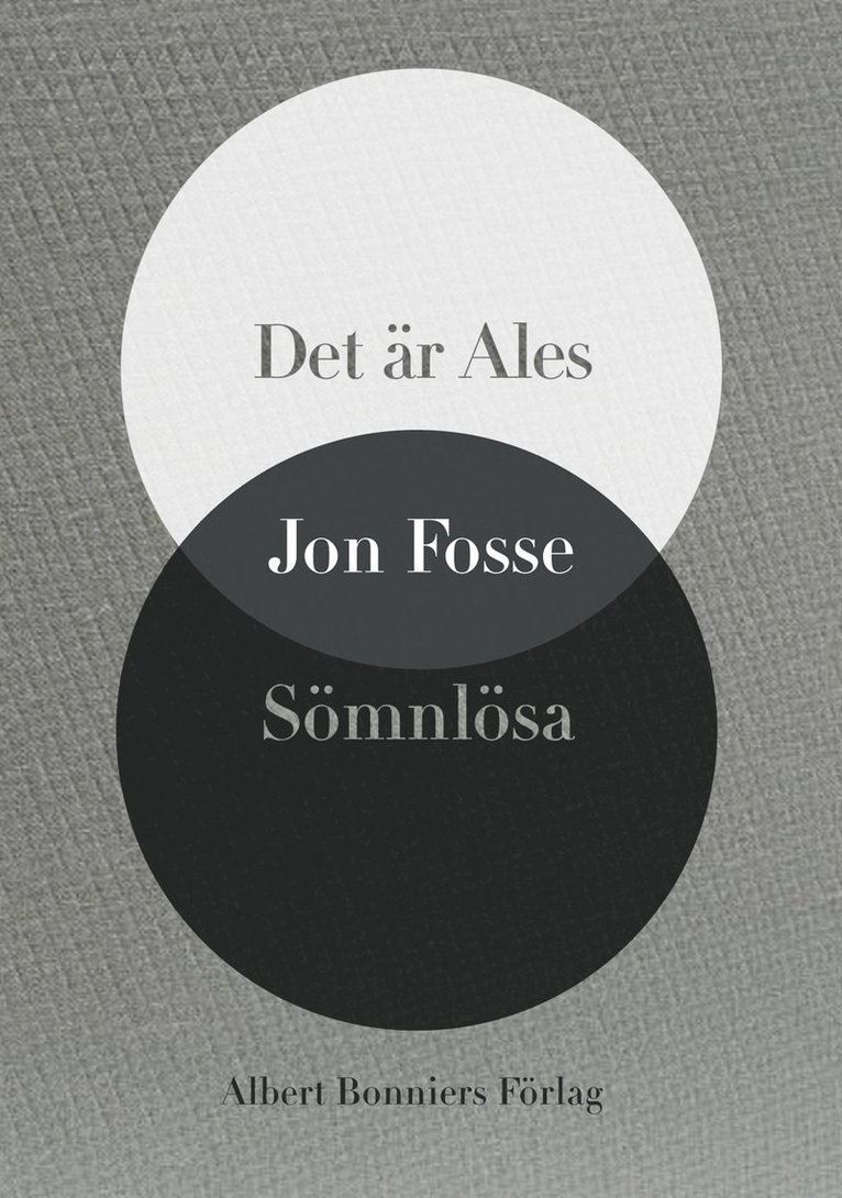 Jon Fosse - Det är Ales och Sömnlösa, Inbunden