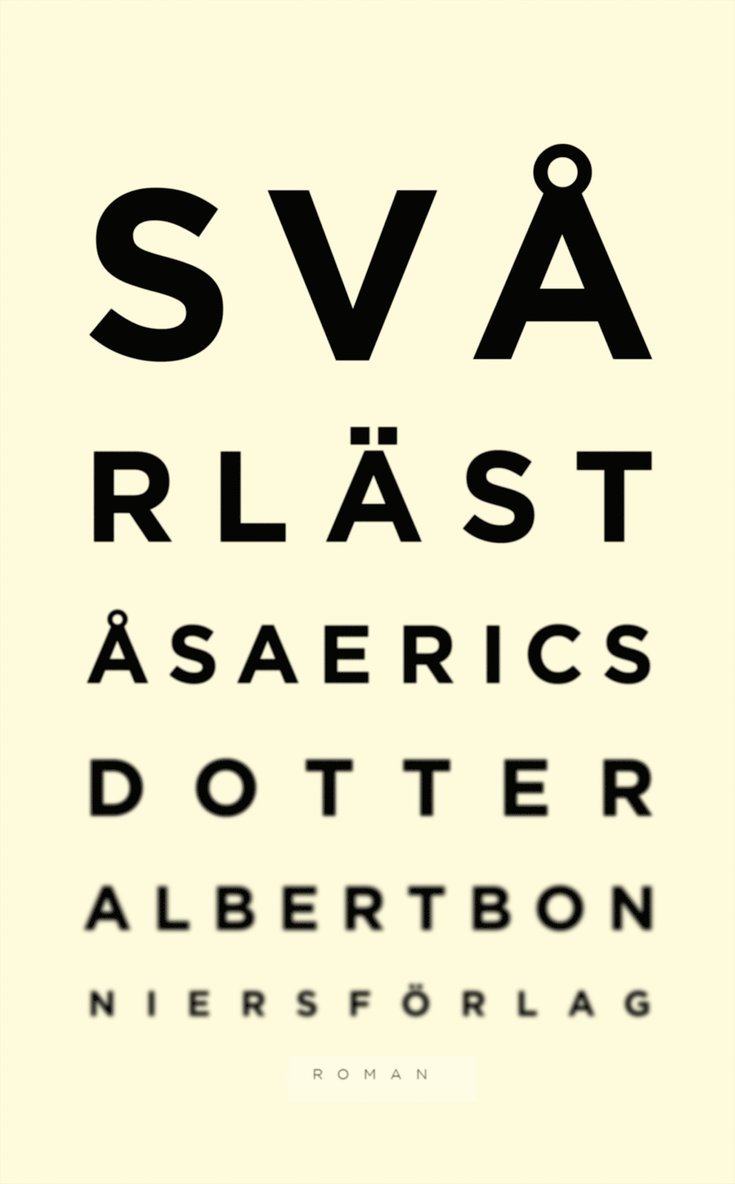 Åsa Ericsdotter - Svårläst, Inbunden