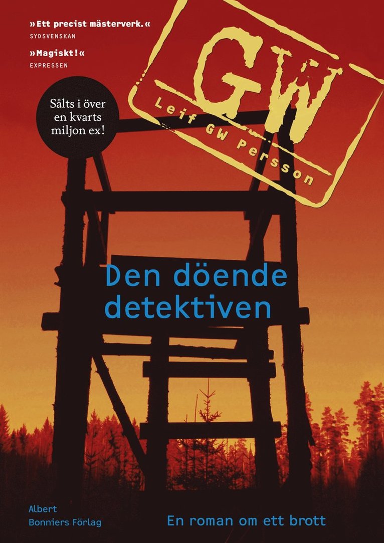 Leif G. W. Persson - Den döende detektiven, Kartonnage