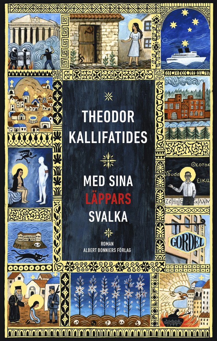 Theodor Kallifatides - Med sina läppars svalka, Inbunden