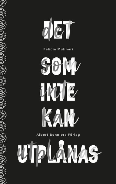 Felicia Mulinari - Det som inte kan utplånas, Kartonnage