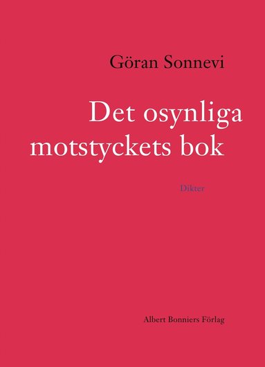 bokomslag Det osynliga motstyckets bok