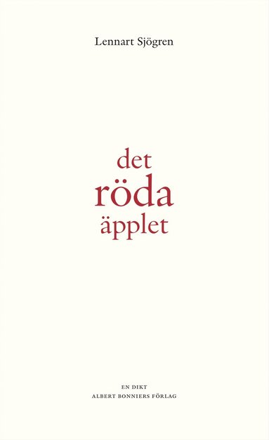 bokomslag Det röda äpplet : en dikt