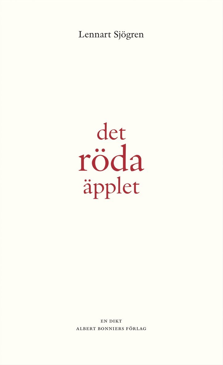 Det röda äpplet : en dikt 1