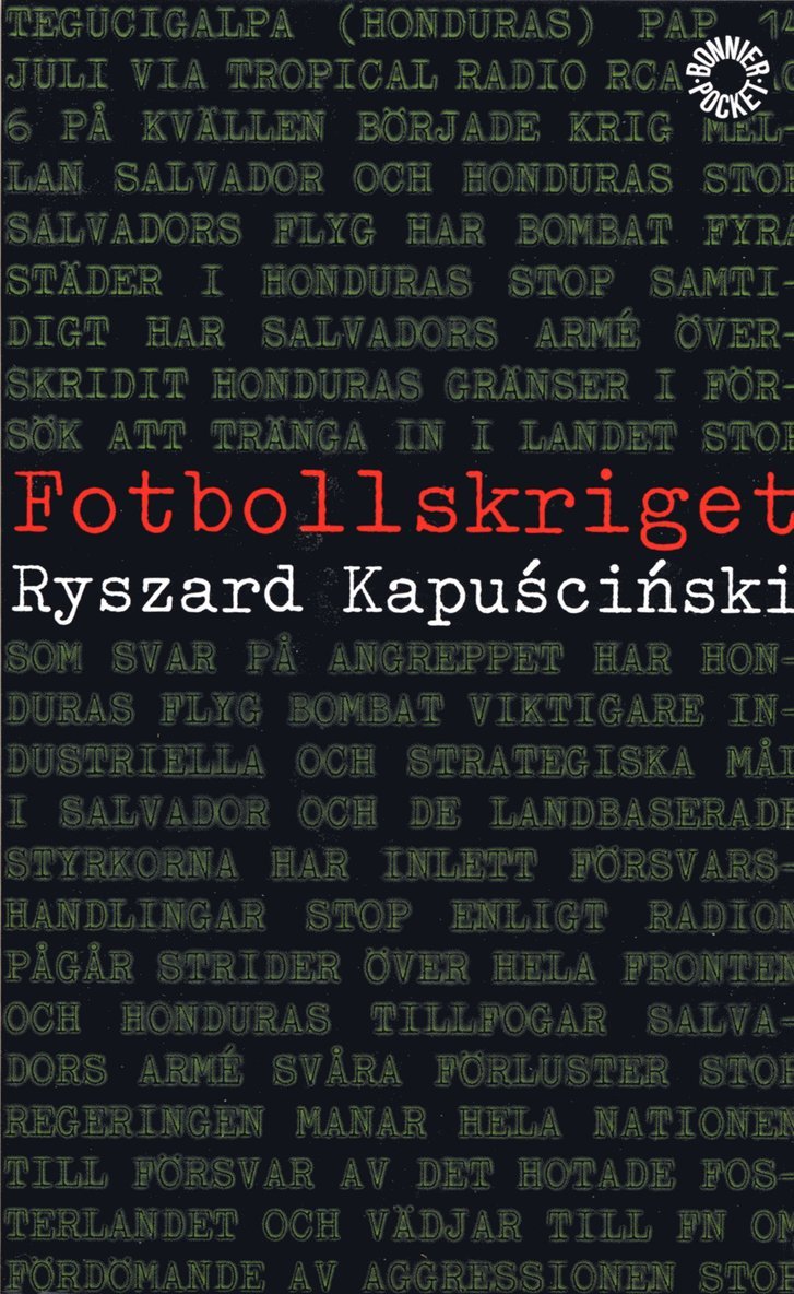Ryszard Kapuscinski - Fotbollskriget, Pocket
