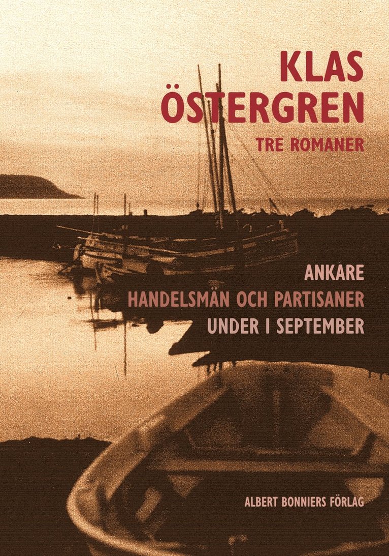 Klas Östergren - Tre romaner, Kartonnage