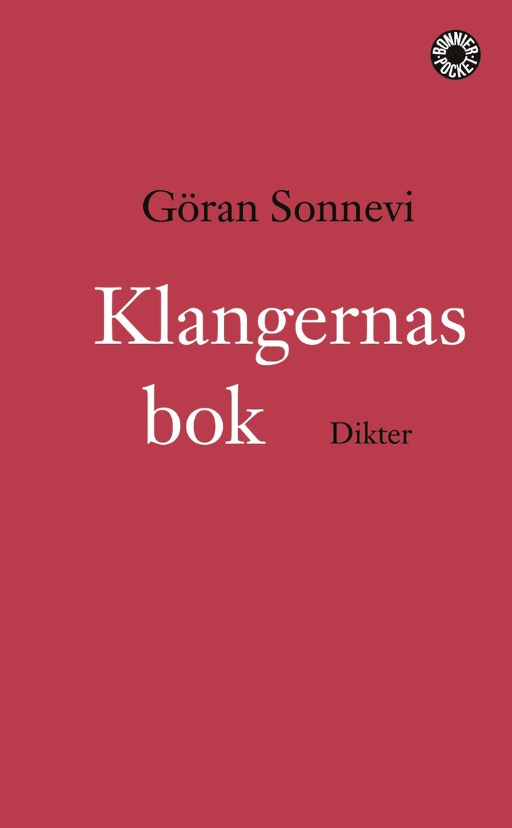 Göran Sonnevi - Klangernas bok, Pocket