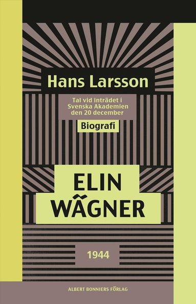 bokomslag Hans Larsson : Tal vid inträdet i Svenska Akademien den 20 december 1944