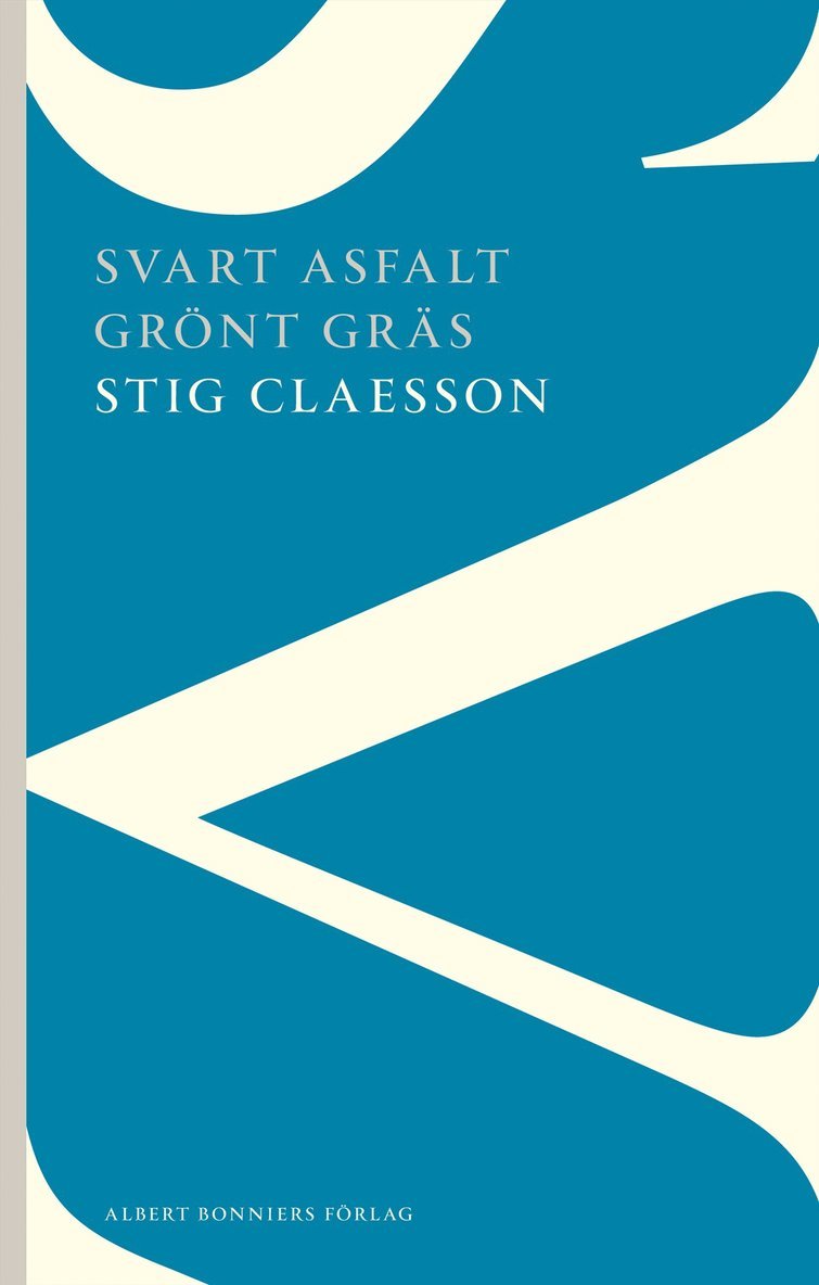 Svart asfalt grönt gräs 1