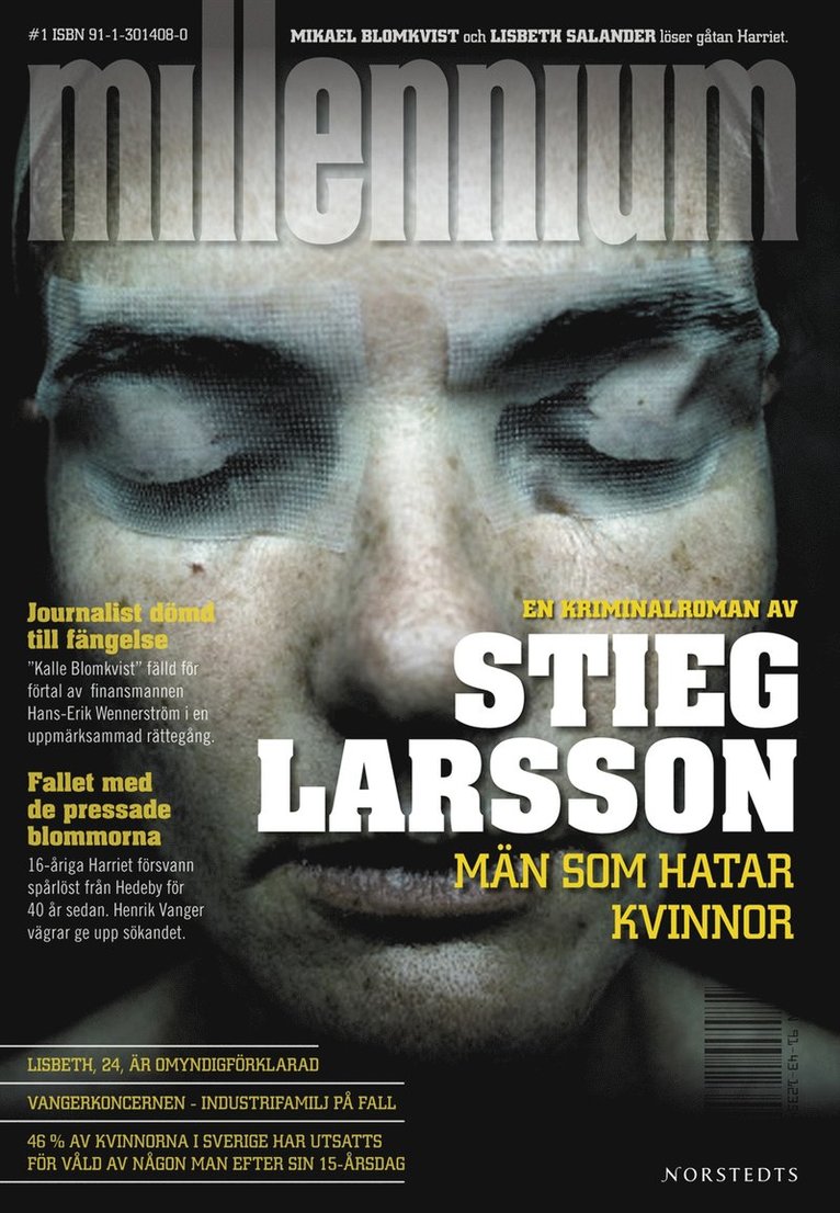 Stieg Larsson - Män som hatar kvinnor, Inbunden