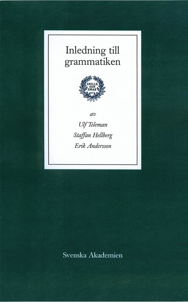 Inledning till grammatiken 1