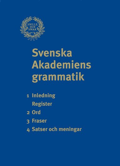 Svenska Akademien, Ulf Teleman - Svenska Akademiens grammatik, Inbunden