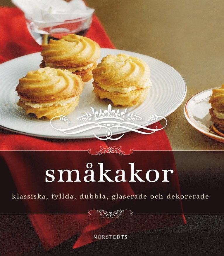 Småkakor : klassiska, fyllda, dubbla, glaserade och dekorerade, Inbunden