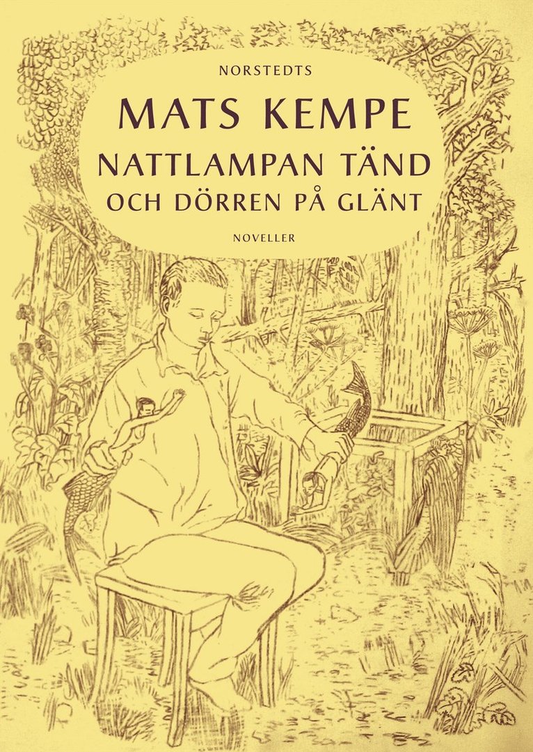 Mats Kempe - Nattlampan tänd och dörren på glänt : noveller, Inbunden