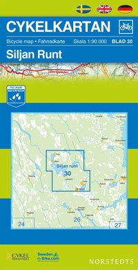 bokomslag Cykelkartan Blad 30 Siljan runt : 1:90000