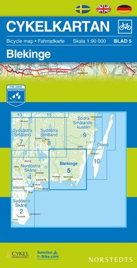 bokomslag Cykelkartan Blad 5 Blekinge : 1:90000