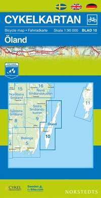 bokomslag Cykelkartan Blad 10 Öland : 1:90000