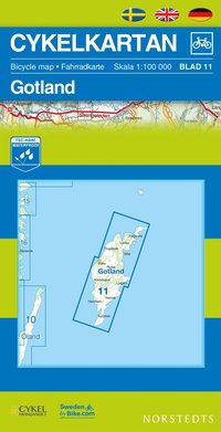 bokomslag Cykelkartan Blad 11 Gotland : 1:100000